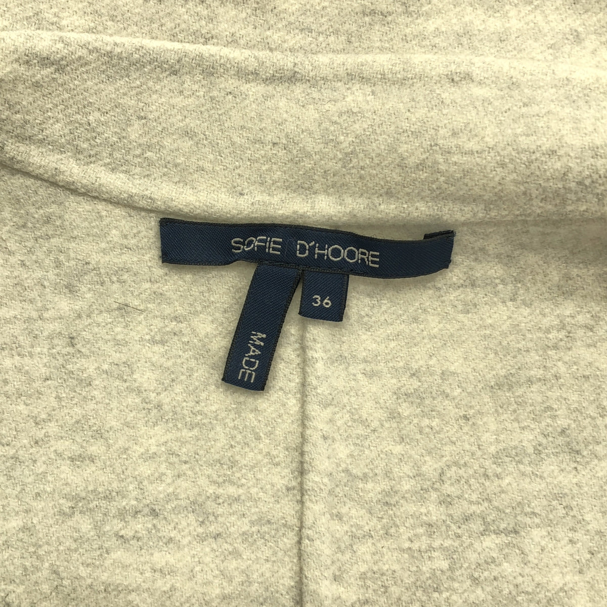 SOFIE D'HOORE / ソフィードール | ウール オーバーサイズ ジップ ジャケット | 36 | ベージュ | レディース