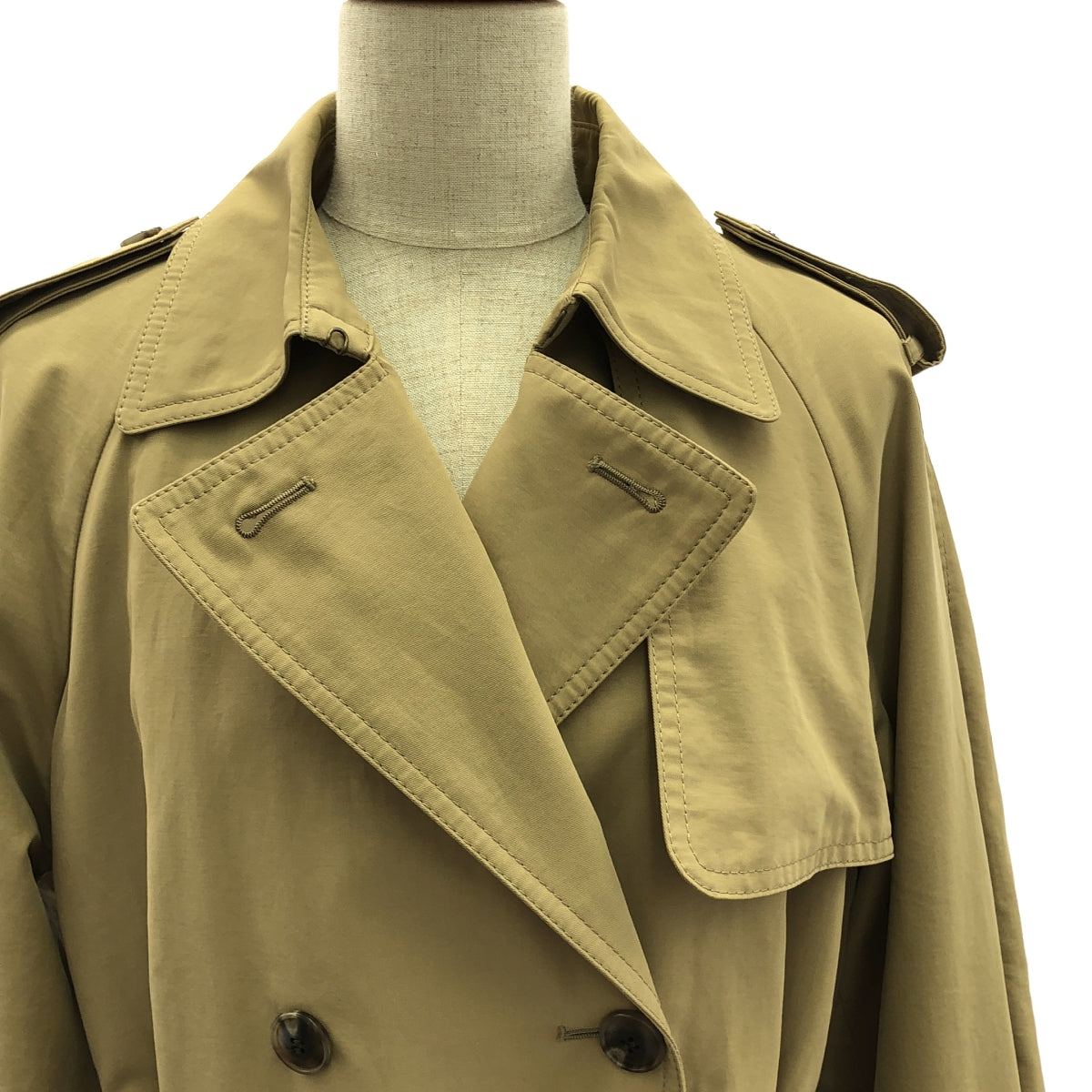 allureville / Alavail | 格紋風衣（內襯）| F | 米色 | 女款