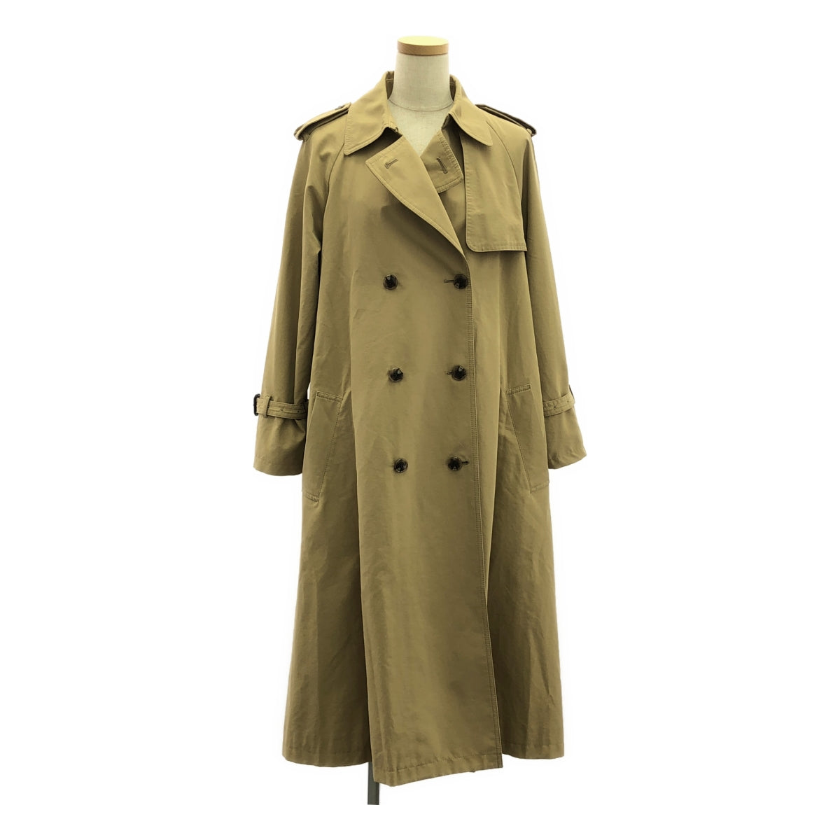 allureville / アルアバイル | チェック柄 ライナー付 トレンチコート | F | ベージュ | レディース