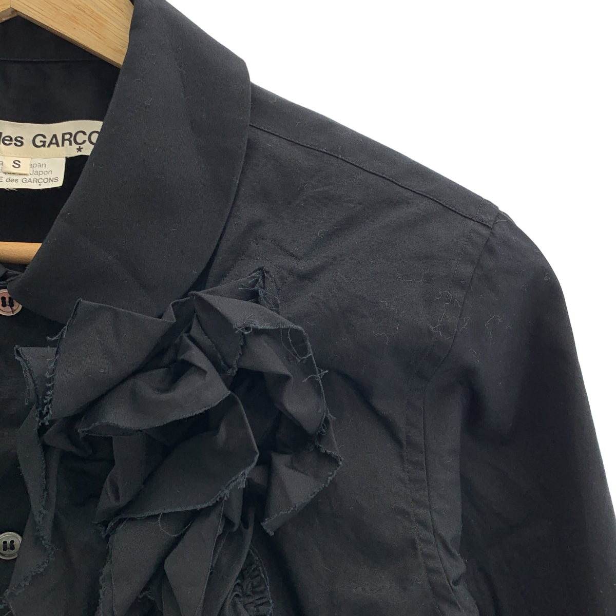 【新品未使用】コムデギャルソン　コムコム　レース　ジャケット　ブラウス COMME des GARCONS コムデギャルソンCOMME ウール混紡ジャガード