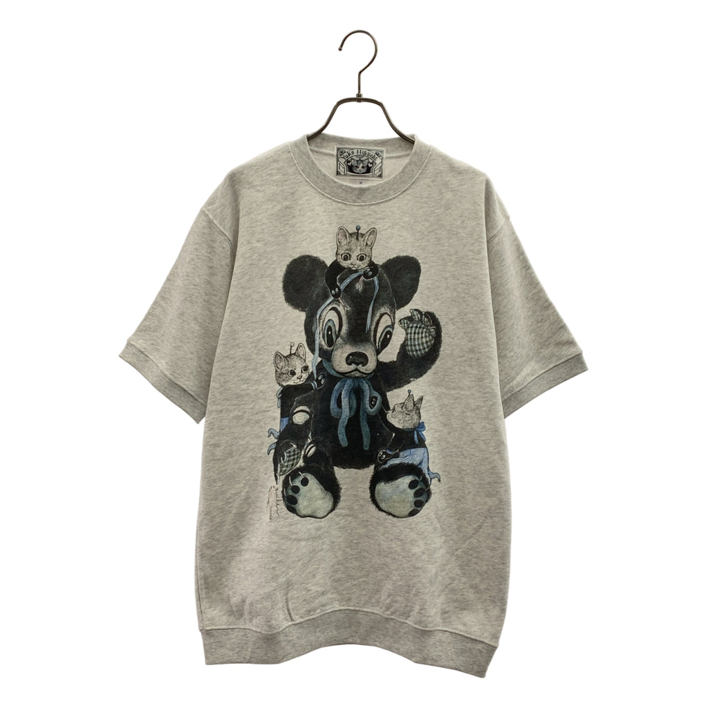 Yuko higuchi / 히구치 유코 | 보리스 잡화점 3 규스와 검은 곰 반팔 스웨트 | M | 여성