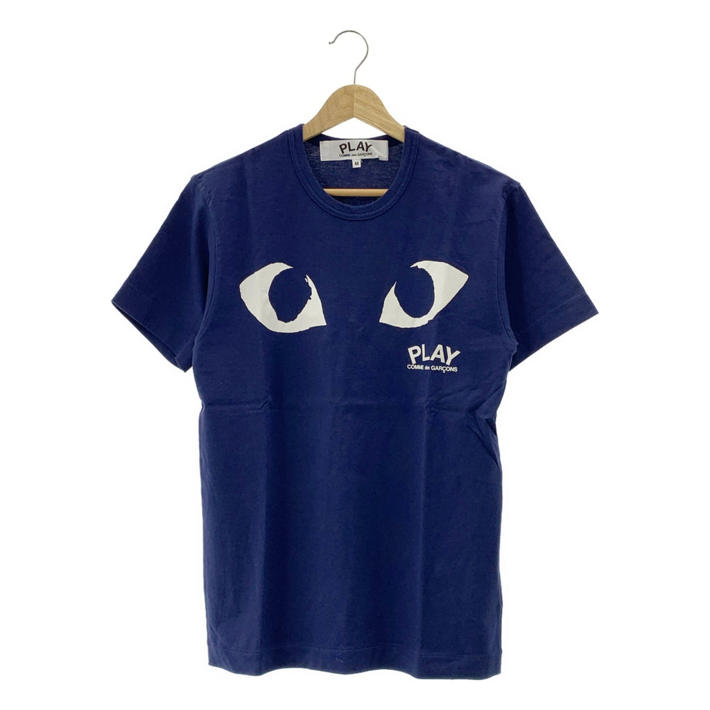 PLAY COMME des GARCONS / 플레이콤 데 갤슨 | AD2014 | 아이즈 로고 프린트 티셔츠 | M | 남성