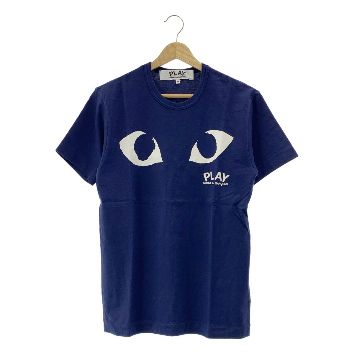 PLAY COMME des GARCONS / 플레이콤 데 갤슨 | AD2014 | 아이즈 로고 프린트 티셔츠 | M | 남성