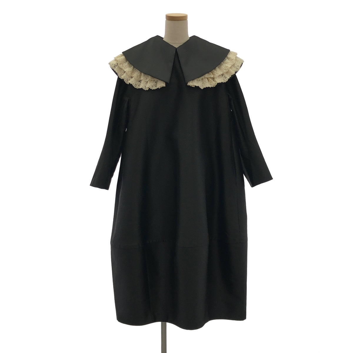COMME des GARCONS COMME des GARCONS / 콤콤 | 2022AW | 레이스 장식 빅 컬러 포켓 오버 드레스 원피스 | S |