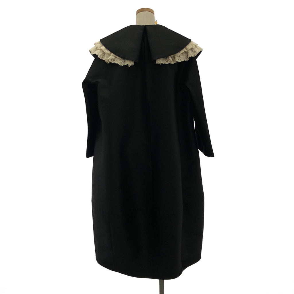 COMME des GARCONS | 2022 秋冬 | 蕾絲裝飾大輪廓口袋洋裝 | S 碼 | 女款