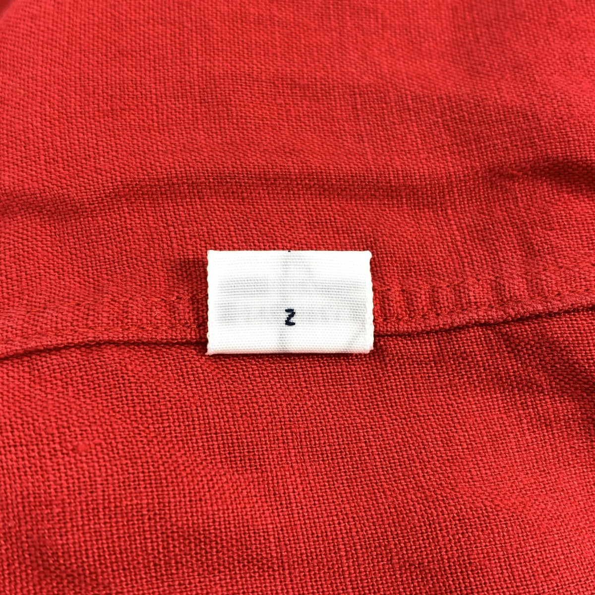 POLO RALPH LAUREN / ポロラルフローレン | 1990s | ヴィンテージ BONNARD リネン オープンカラーシャツ | M | レッド | メンズ