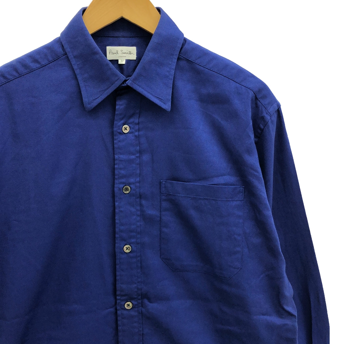 Paul Smith London | Cotton Regular Collar Shirt | M | Blue | Men's