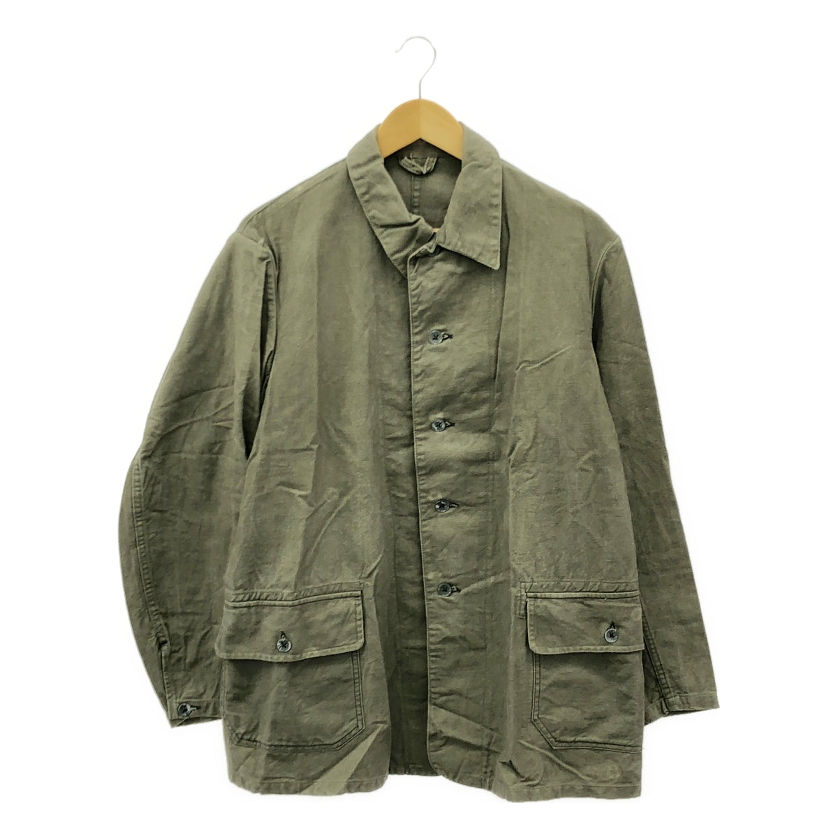 SWEDEN ARMY / スウェーデン軍 | 推定30s ヴィンテージ M-39 ユーティリティー ジャケット | オリーブ | メンズ