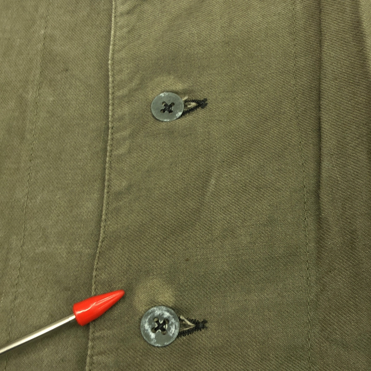 SWEDEN ARMY / 스웨덴 군 | 추정 30s 빈티지 M-39 유틸리티 재킷 | 올리브 | 남성