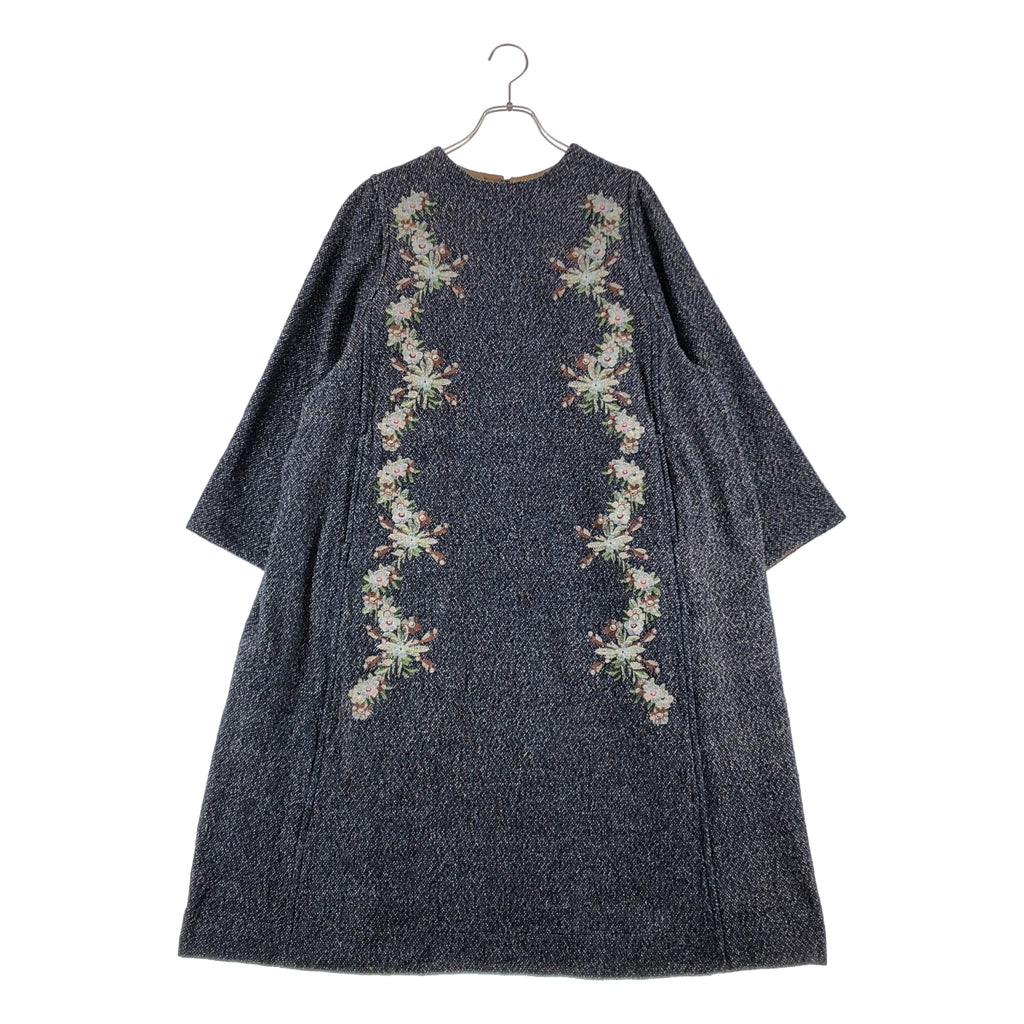 45r / フォーティファイブアール | ニコミコツイードのお花 スモック ワンピース | 00 | レディース