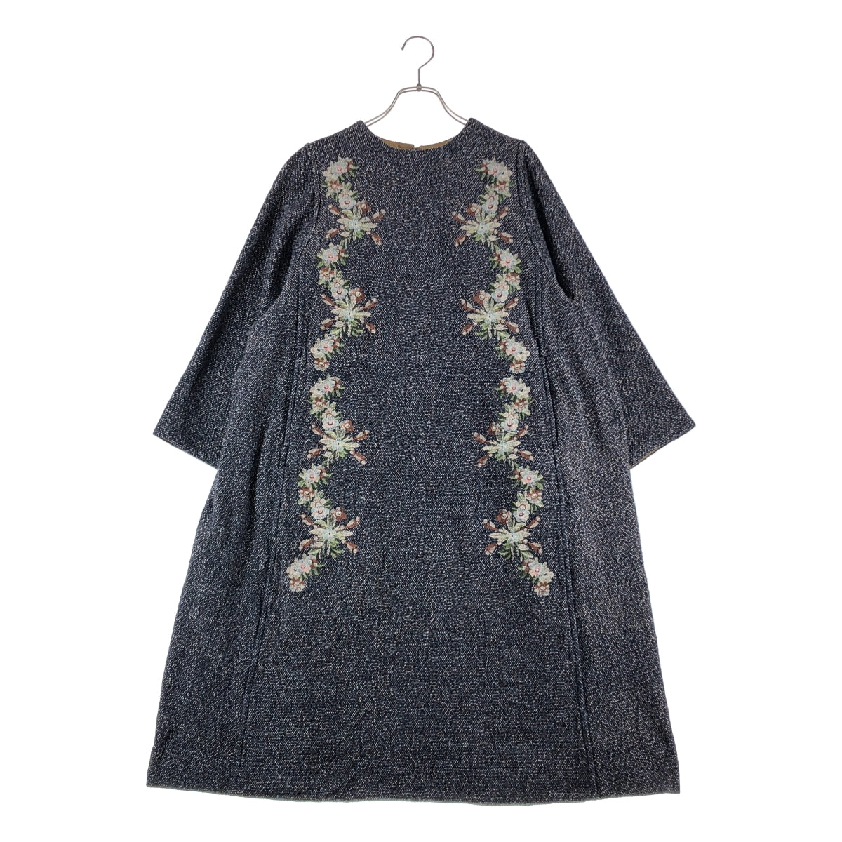 45r / フォーティファイブアール | ニコミコツイードのお花 スモック ワンピース | 00 | レディース