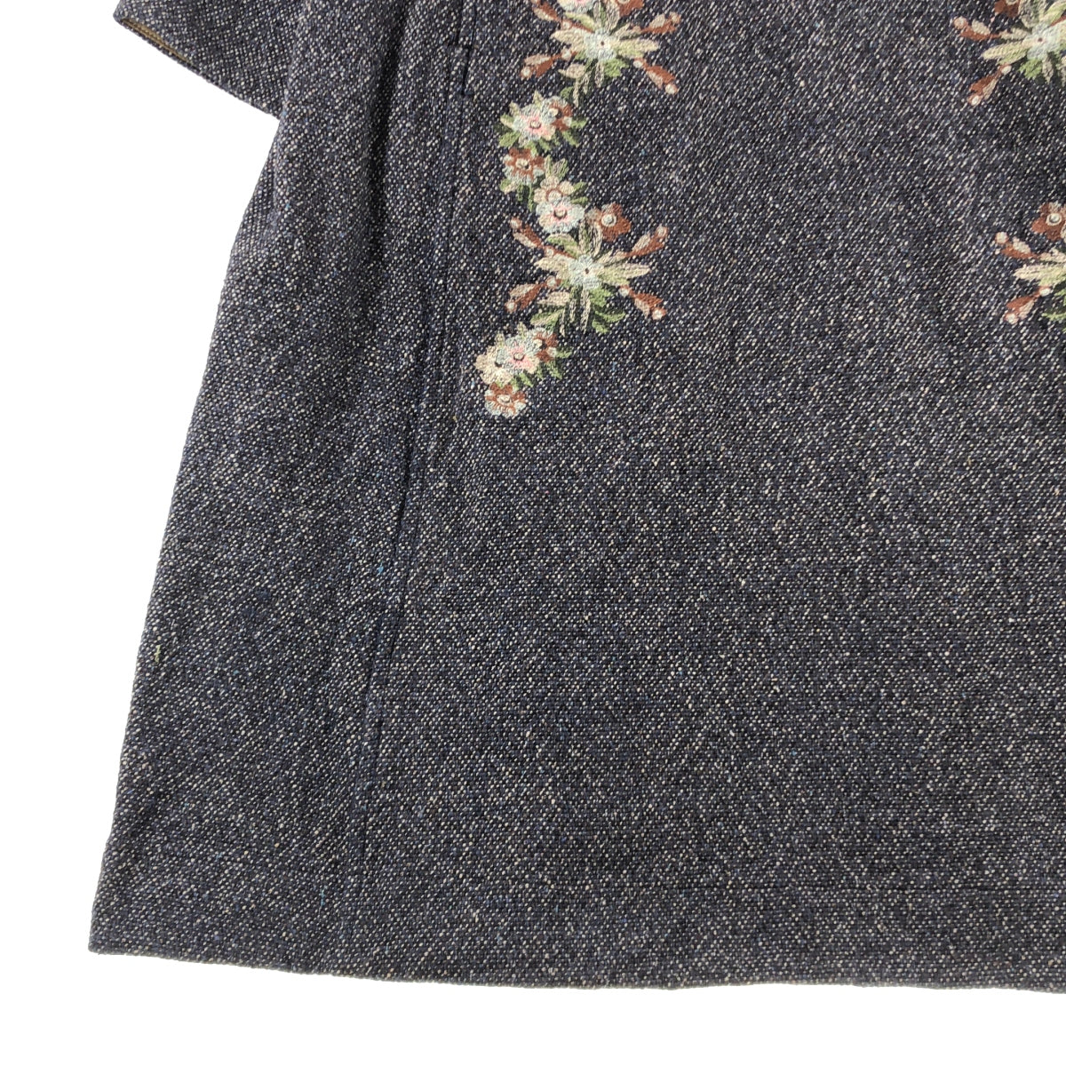 45r / フォーティファイブアール | ニコミコツイードのお花 スモック ワンピース | 00 | レディース