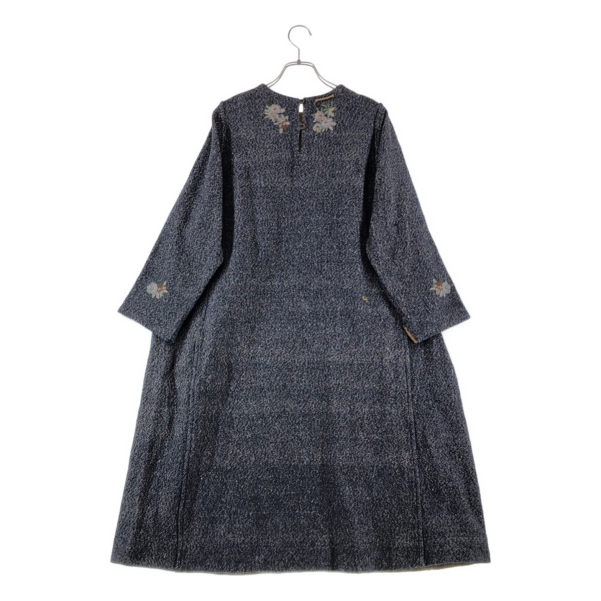 45r / フォーティファイブアール | ニコミコツイードのお花 スモック ワンピース | 00 | レディース