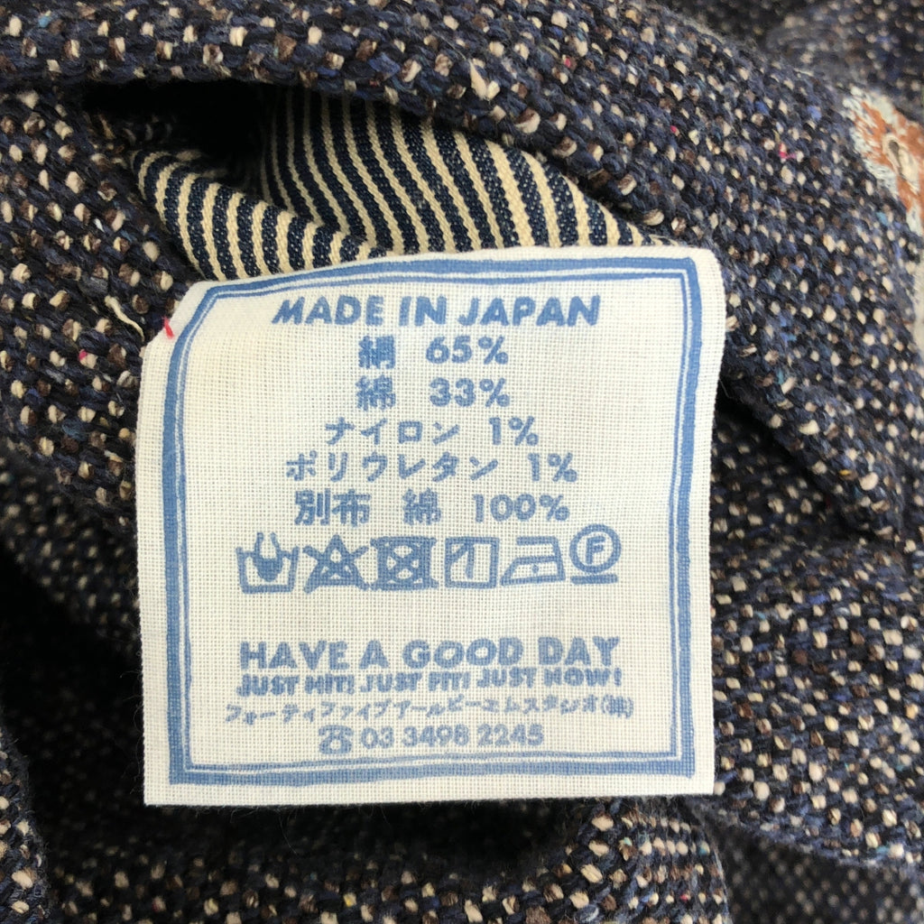 45r / フォーティファイブアール | ニコミコツイードのお花 スモック ワンピース | 00 | レディース