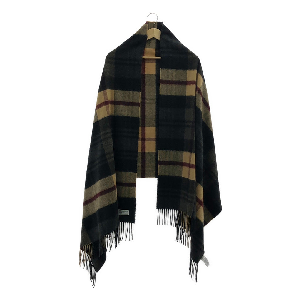 JOSHUA ELLIS / 約書亞·埃利斯 | 大號羊絨格紋圍巾 |