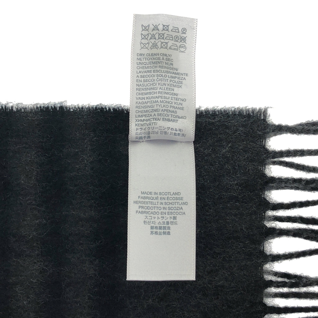 JOSHUA ELLIS / 約書亞·埃利斯 | 大號羊絨格紋圍巾 |