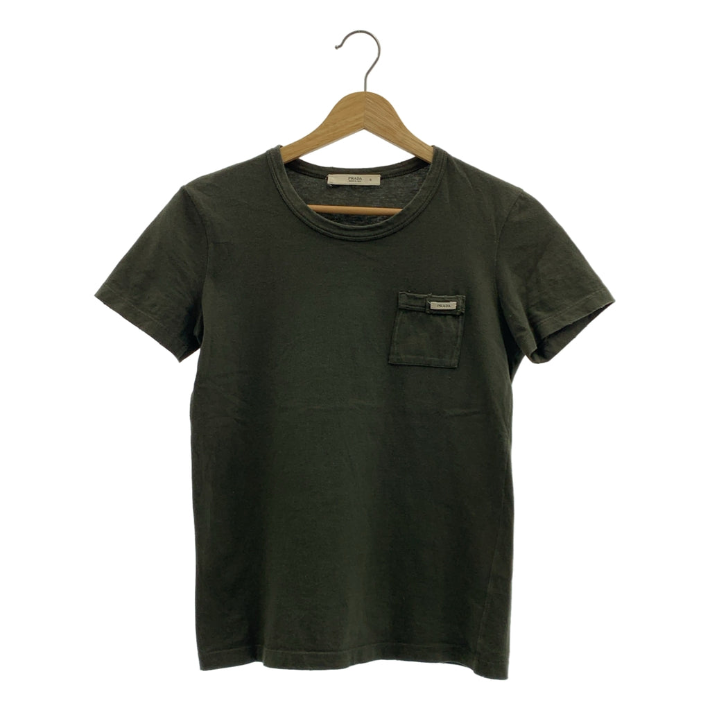 PRADA / プラダ | コットン ポケット Tシャツ | S |