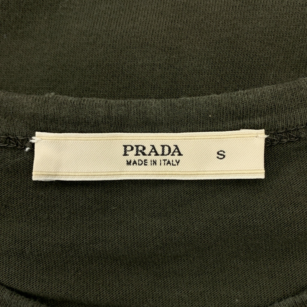 PRADA / プラダ | コットン ポケット Tシャツ | S |