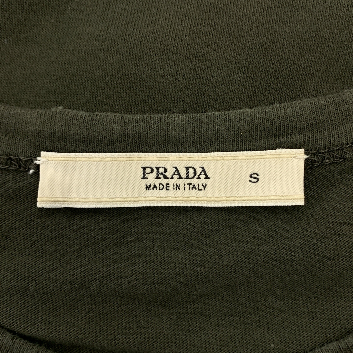 PRADA / プラダ | コットン ポケット Tシャツ | S |