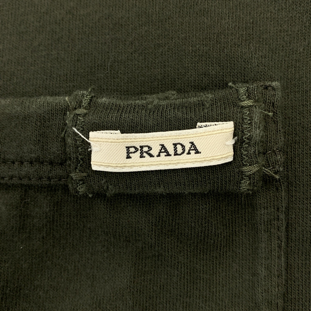 PRADA / プラダ | コットン ポケット Tシャツ | S |