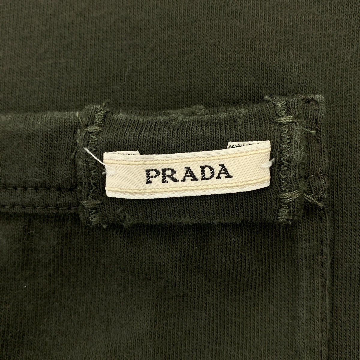 PRADA / プラダ | コットン ポケット Tシャツ | S |