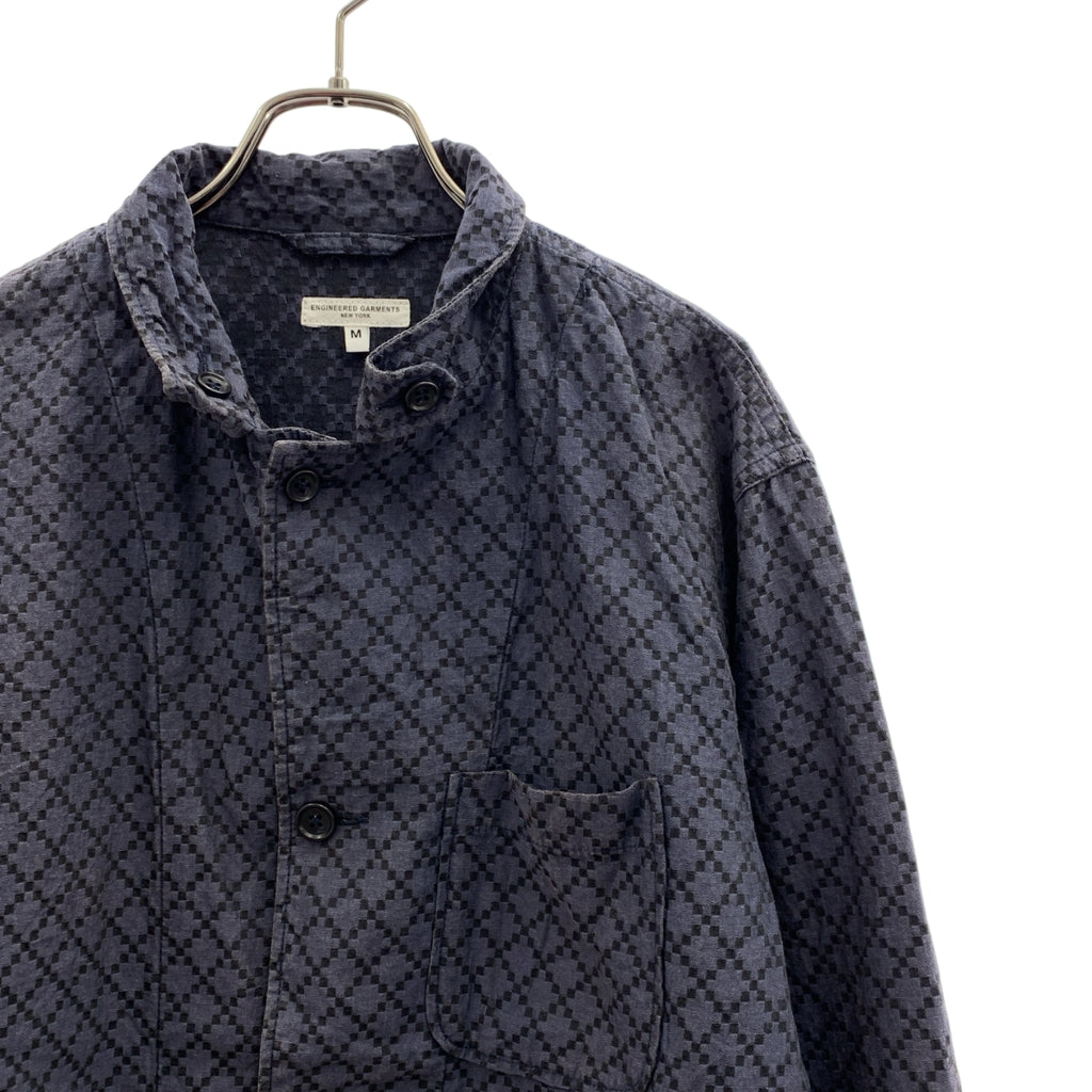 Engineered Garments / 엔지니어드 가먼츠 | Loiter Jacket Diamond Jacquard 다이아몬드 재가드 로이터 재킷 | M | 남성
