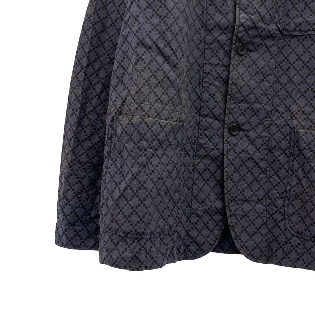 Engineered Garments / 엔지니어드 가먼츠 | Loiter Jacket Diamond Jacquard 다이아몬드 재가드 로이터 재킷 | M | 남성