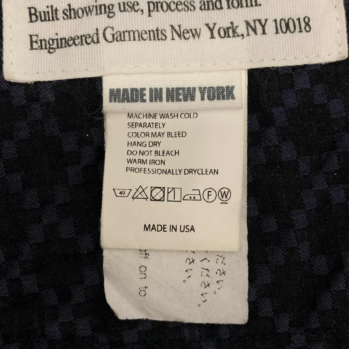 Engineered Garments / 엔지니어드 가먼츠 | Loiter Jacket Diamond Jacquard 다이아몬드 재가드 로이터 재킷 | M | 남성