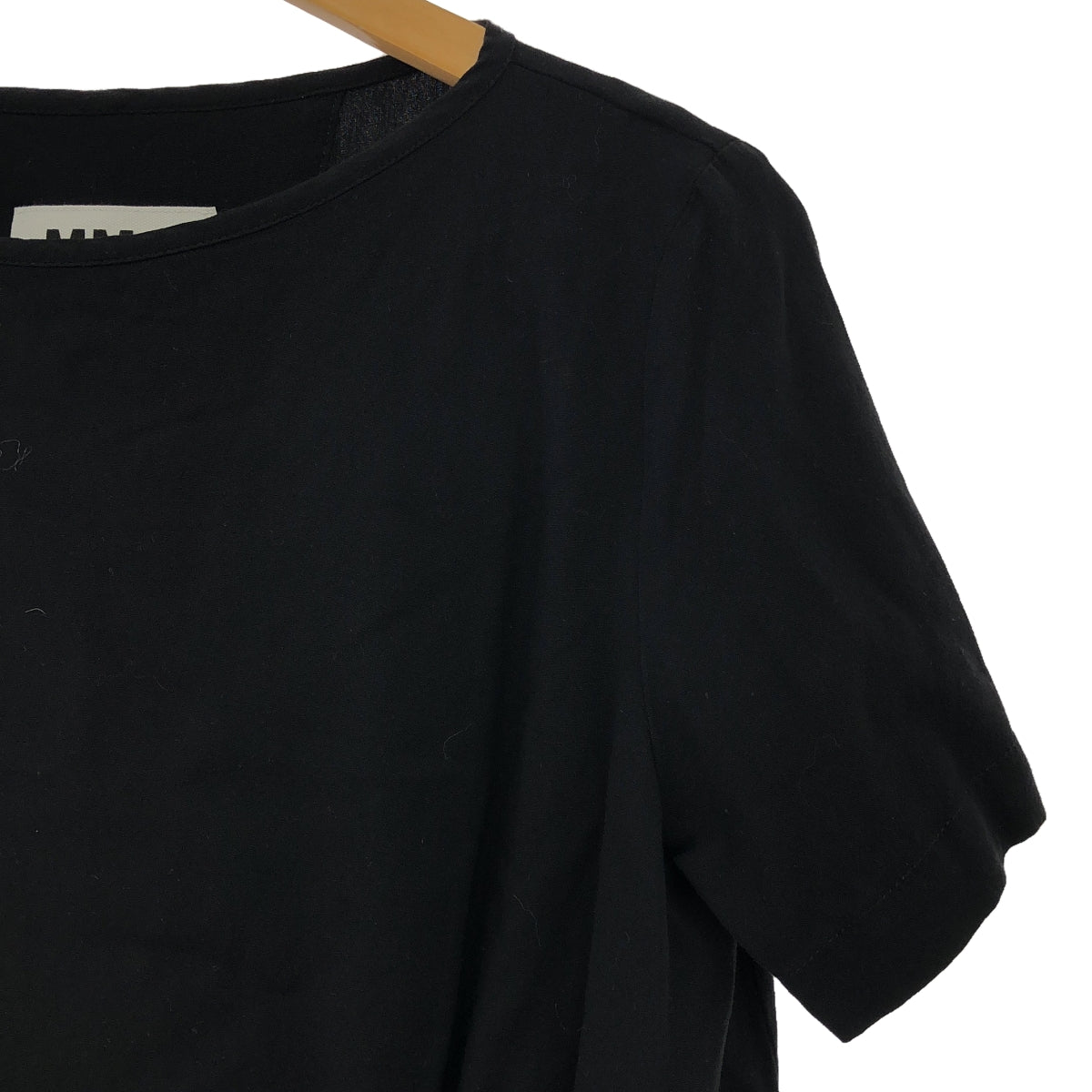 MM6 Maison Martin Margiela / 엠엠 식스 메종 마르탄 마르젤라 | 2011AW | 비대칭 드레이프 원피스 | 블랙 | 여성