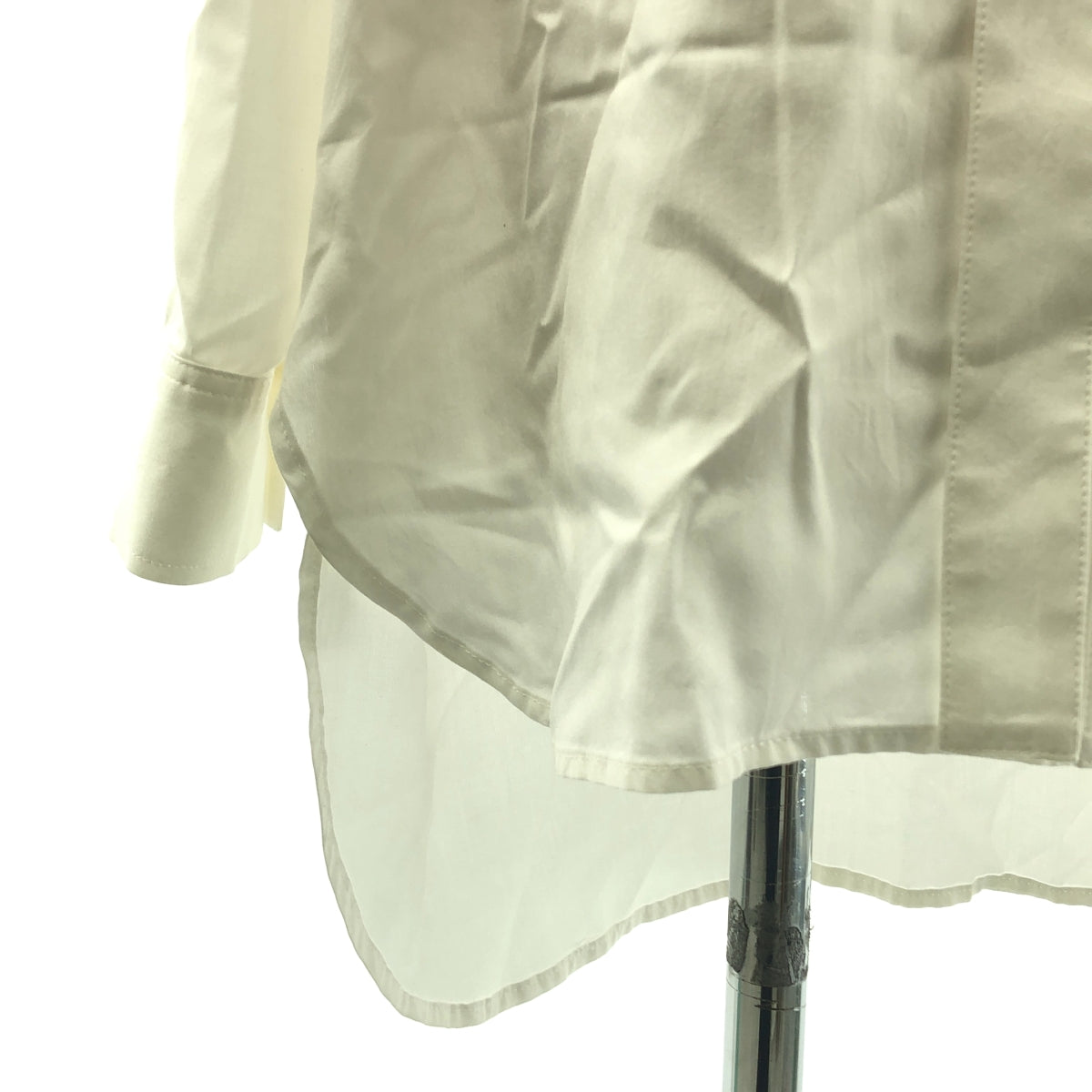 Y's / ワイズヨウジヤマモト | レーヨン オーバーシルエット シャツ ブラウス | 1 | ホワイト | レディース