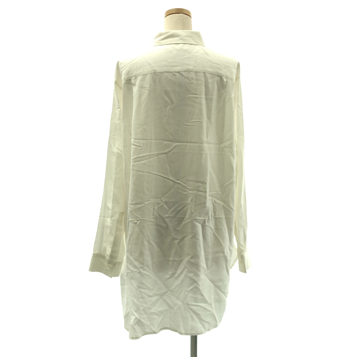 Y's / ワイズヨウジヤマモト | レーヨン オーバーシルエット シャツ ブラウス | 1 | ホワイト | レディース