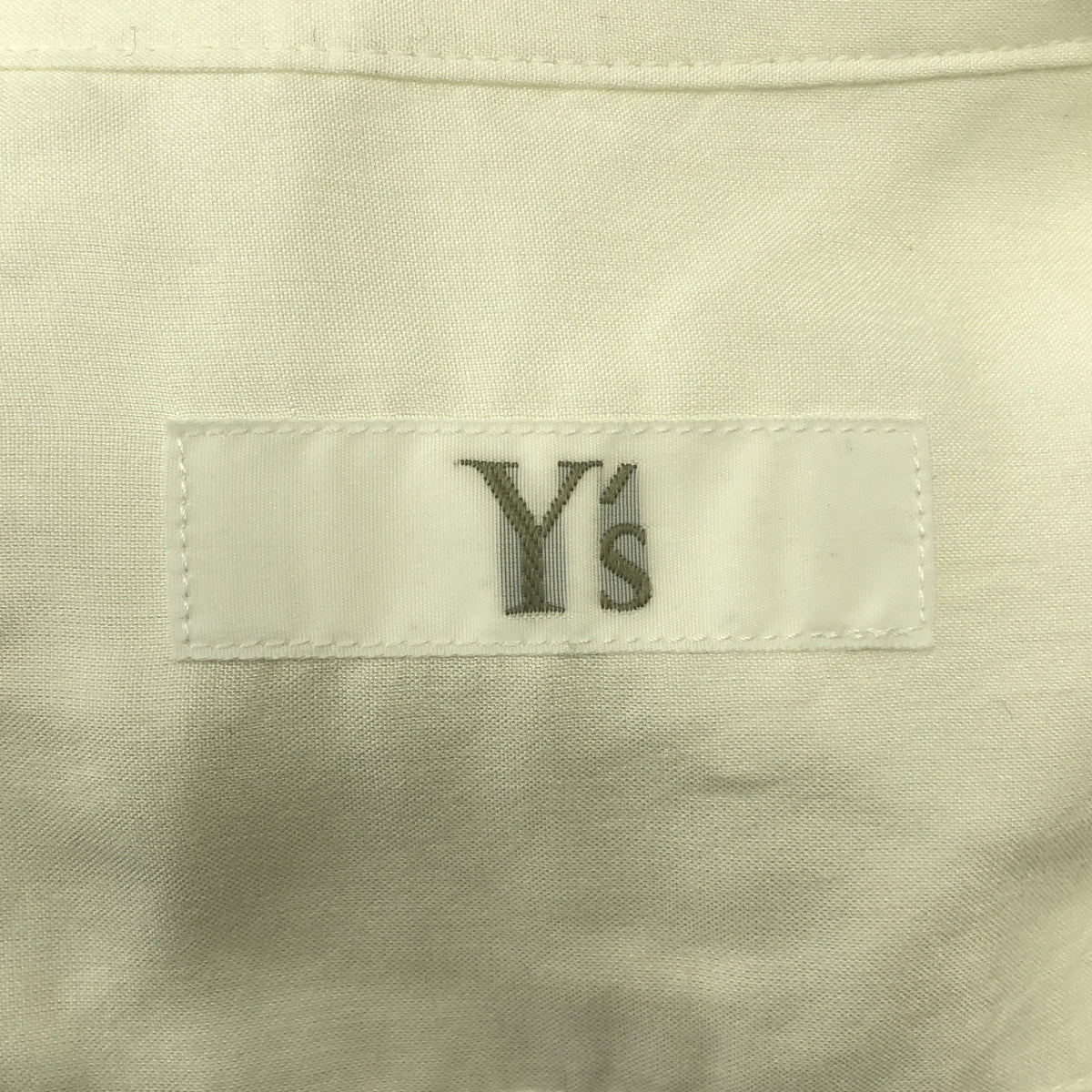 Y's / ワイズヨウジヤマモト | レーヨン オーバーシルエット シャツ ブラウス | 1 | ホワイト | レディース