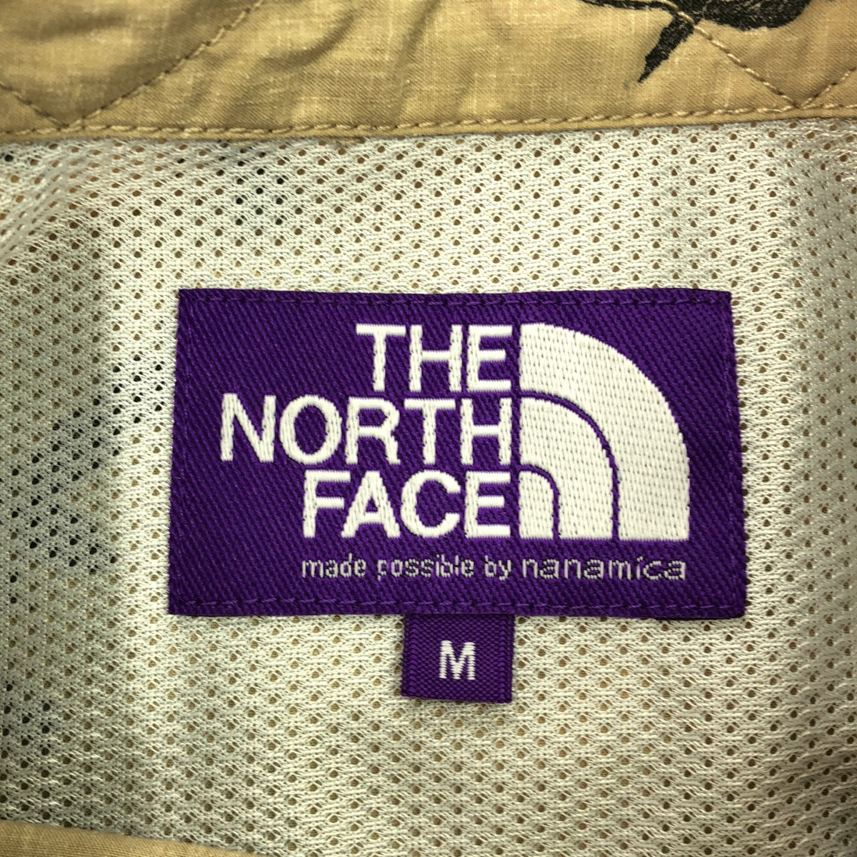 THE NORTH FACE PURPLE LABEL / ザノースフェイスパープルレーベル | 2023SS | Polyester Linen Field H/S Shirt ポリエステル リネン フィールド 半袖 シャツ | M | ベージュ / ブラック / ブルー | メンズ