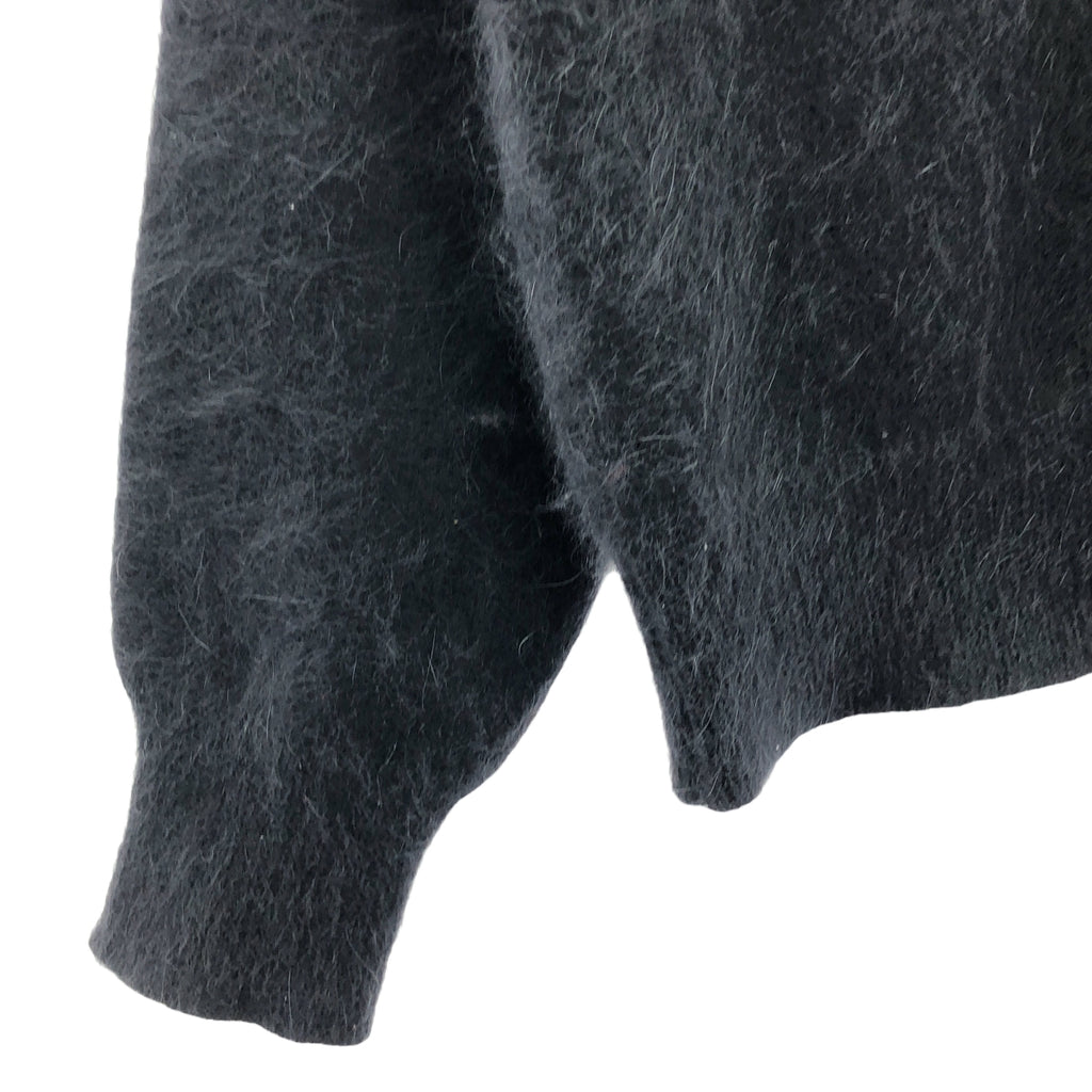 sacai luck / サカイラック | アンゴラファー シャギー ニット | ブラック | レディース