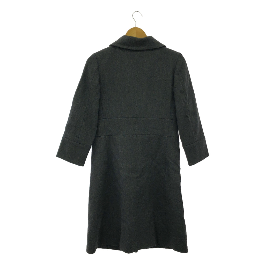 MARNI / 瑪尼 |羊毛麥爾登呢雙排扣大衣 / 全襯裡 | 38 |深灰色 |女性的