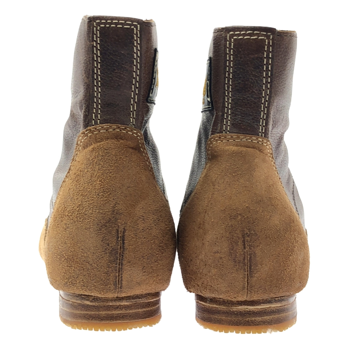 visvim | DRIVER-FOLK 皮革高筒鞋 | 美碼 8.5 | 棕色 | 男款