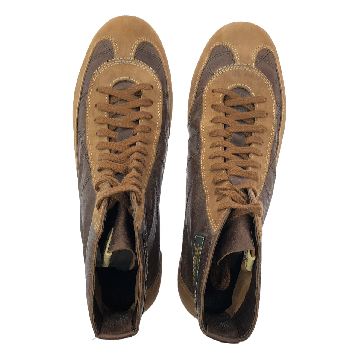 visvim | DRIVER-FOLK 皮革高筒鞋 | 美碼 8.5 | 棕色 | 男款