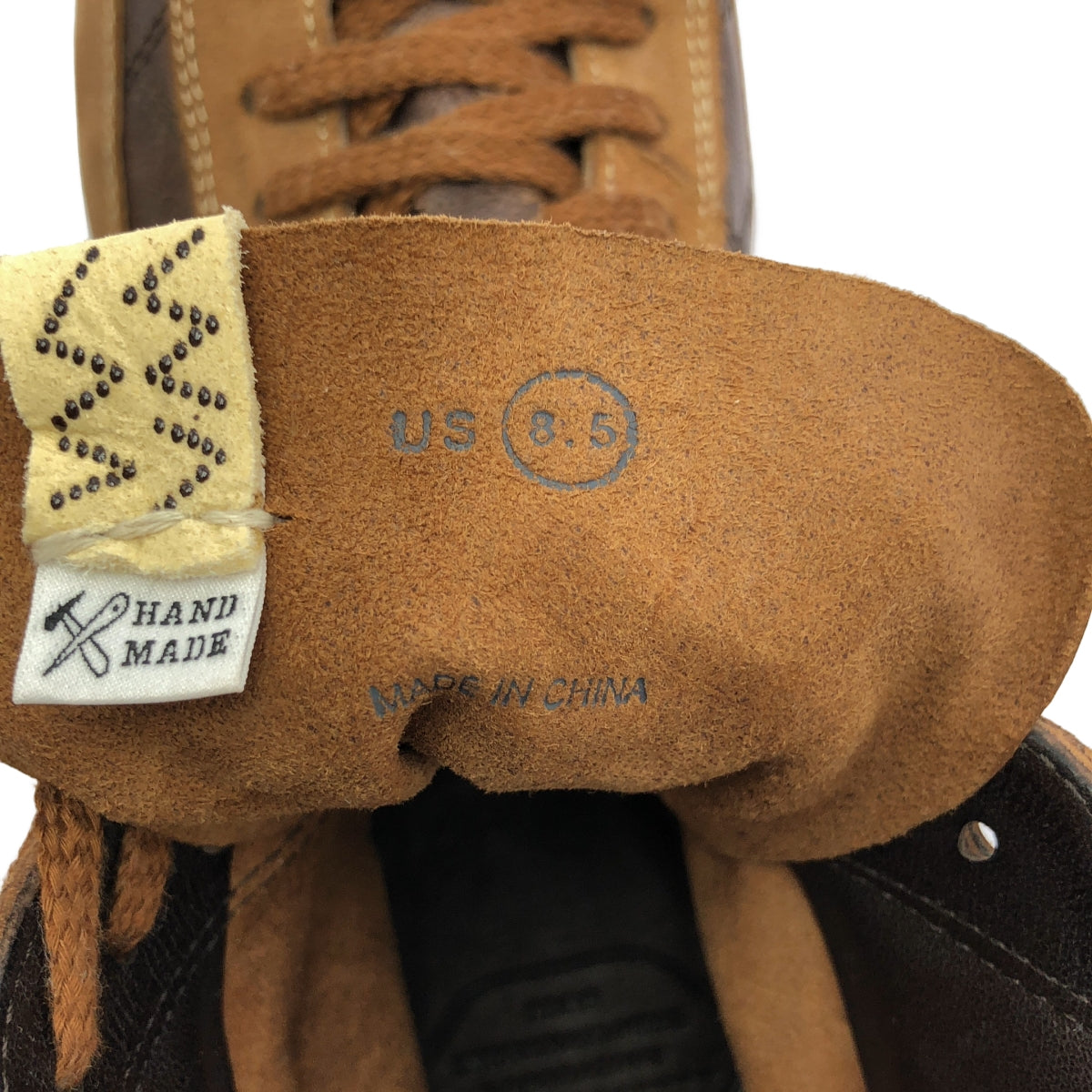 visvim | DRIVER-FOLK 皮革高筒鞋 | 美碼 8.5 | 棕色 | 男款