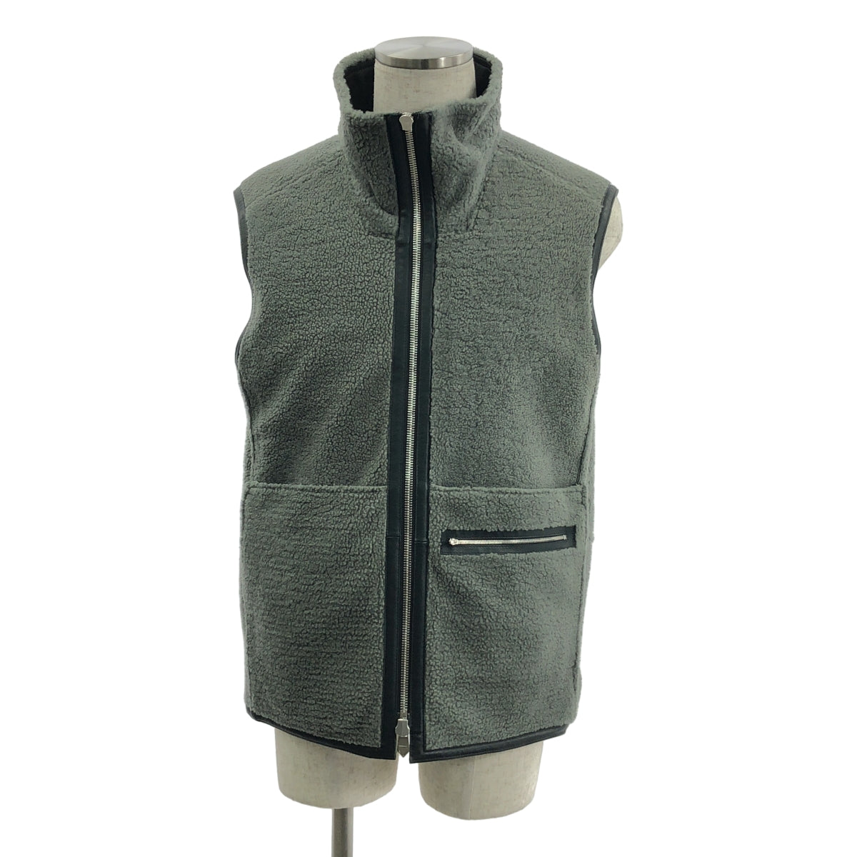 美品】 HERMES / エルメス | 2022AW | ムートン レザー セリエボタン