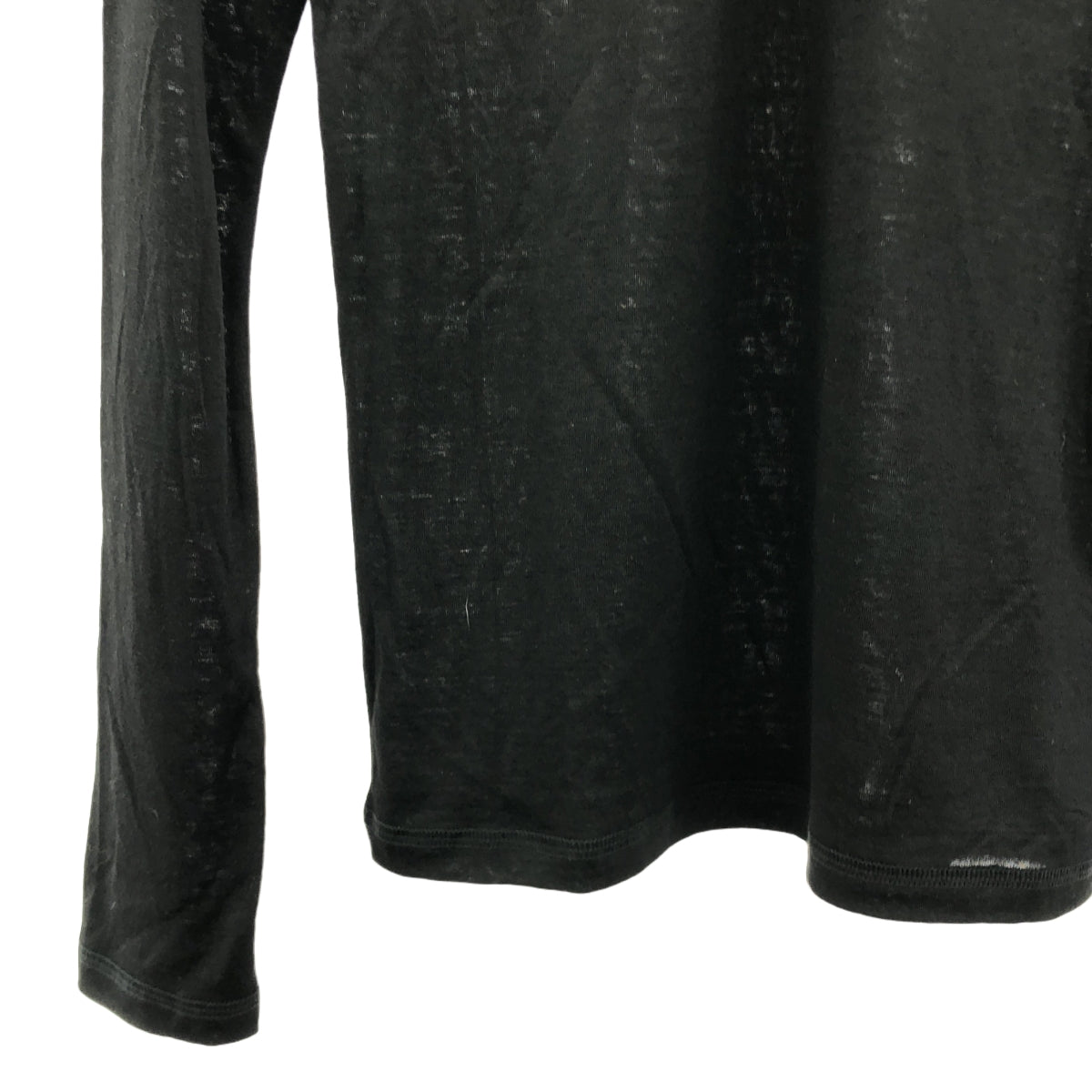 [品相良好] JIL SANDER+ | 2022AW | 羊毛半拉鍊套頭衫 | S | 黑色 | 男款