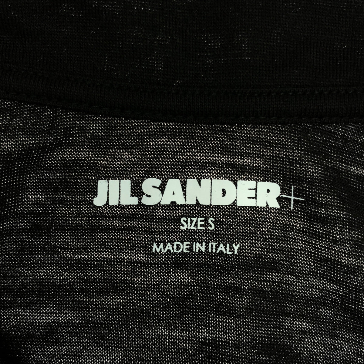 [品相良好] JIL SANDER+ | 2022AW | 羊毛半拉鍊套頭衫 | S | 黑色 | 男款