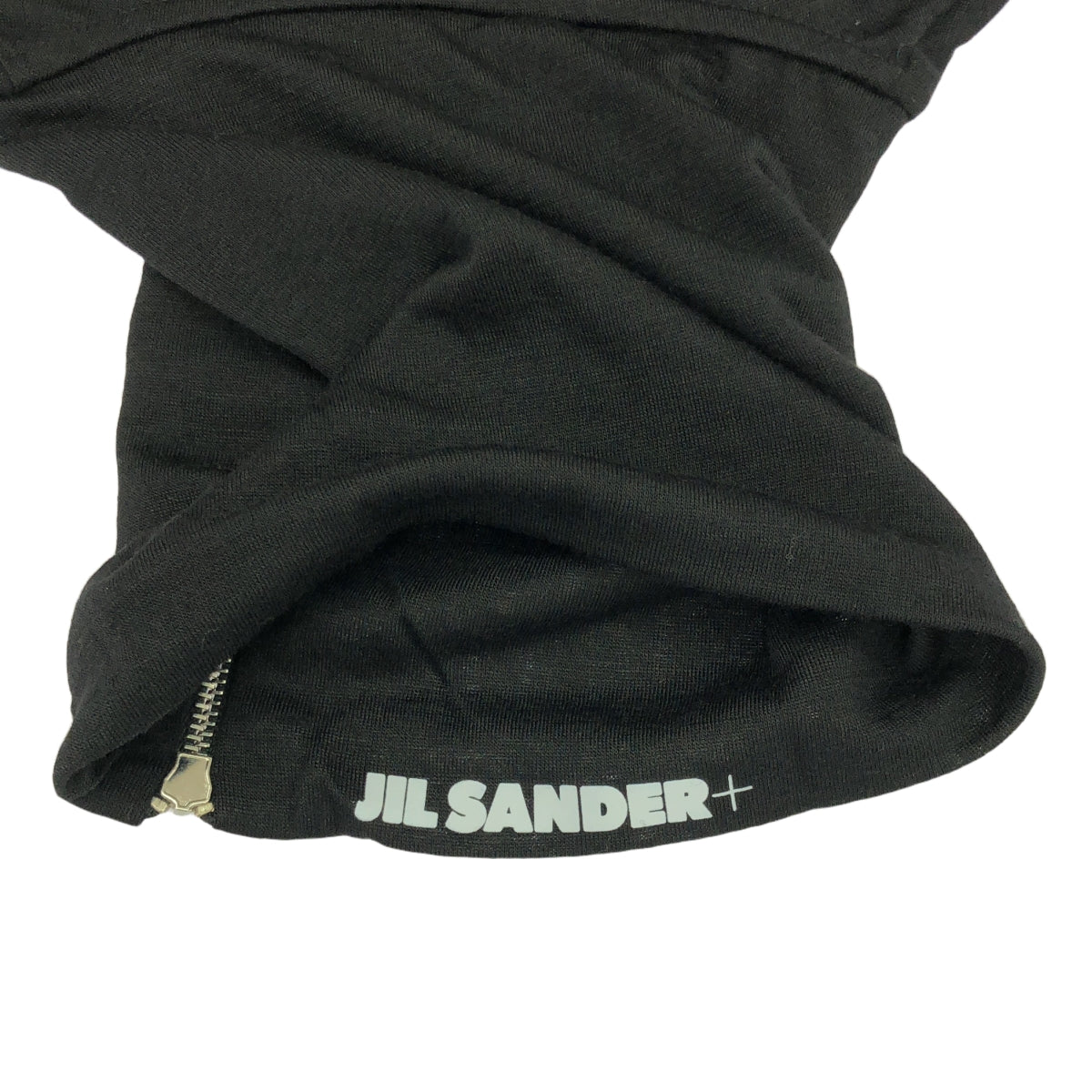 [品相良好] JIL SANDER+ | 2022AW | 羊毛半拉鍊套頭衫 | S | 黑色 | 男款