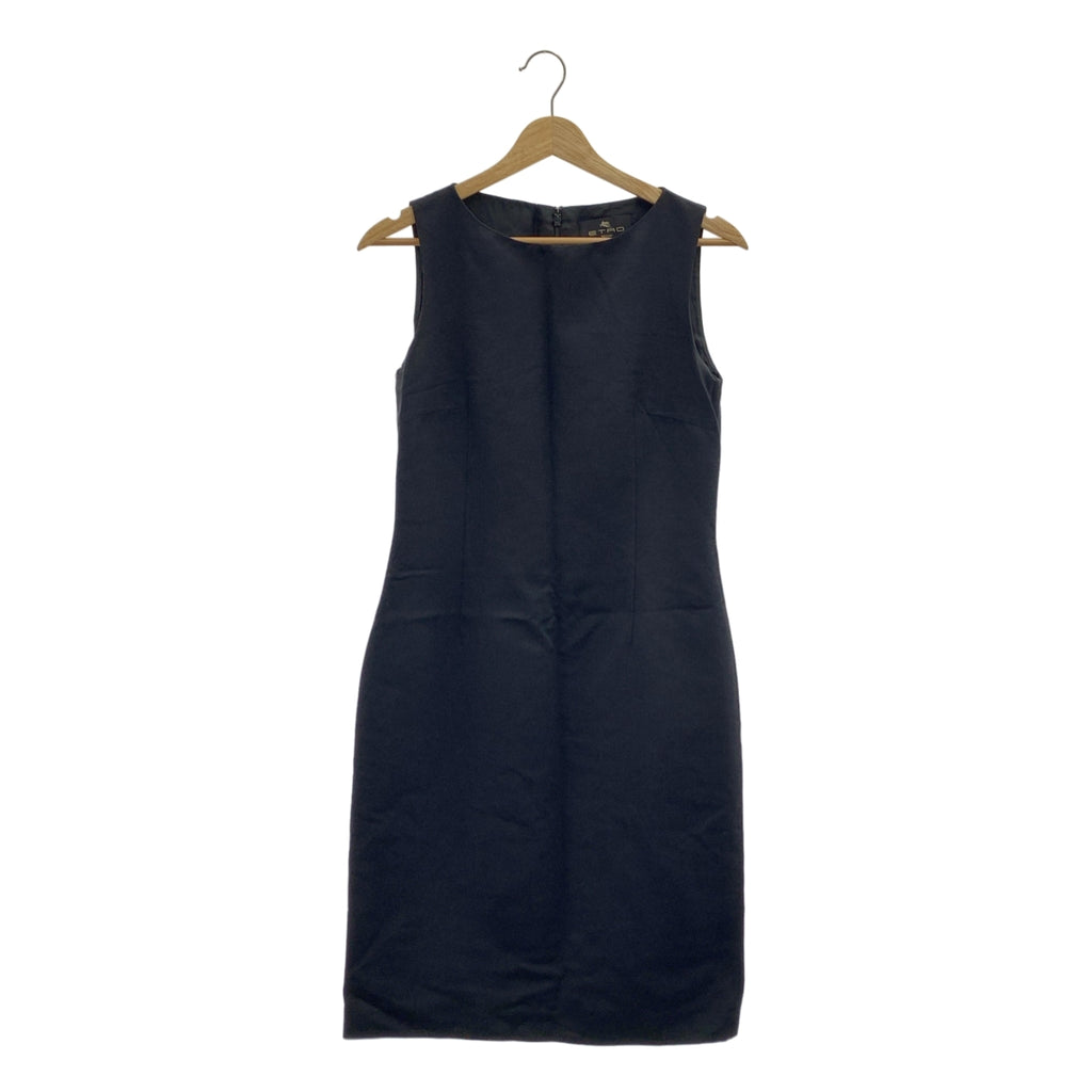 ETRO / エトロ | コットン レーヨン ノースリーブ ドレス ワンピース | 40 | レディース