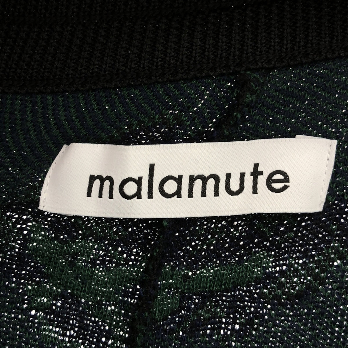 malamute / malamute | 2022SS | sheer flower trousers knit pants | M | black/green/blue | women's