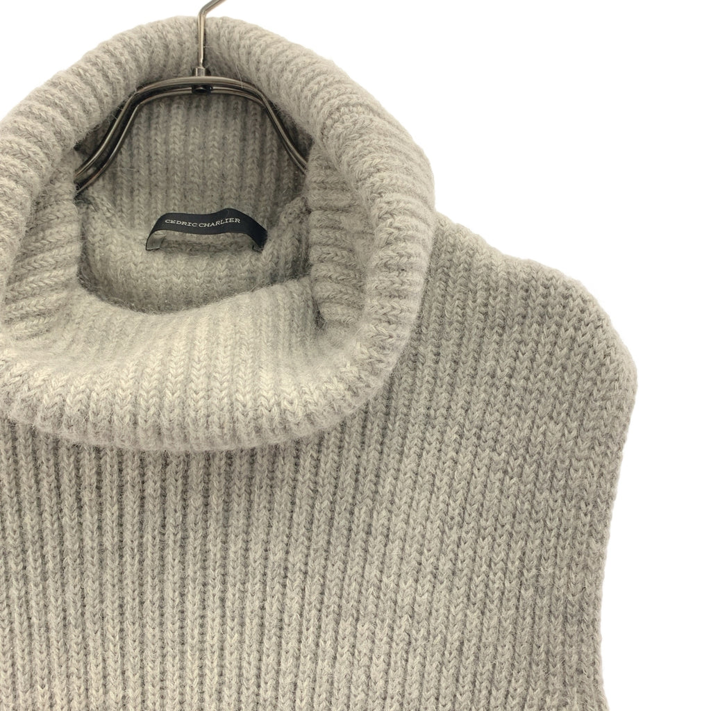CEDRIC CHARLIER | 羊毛高領針織洋裝 | 尺寸 38 | 女款