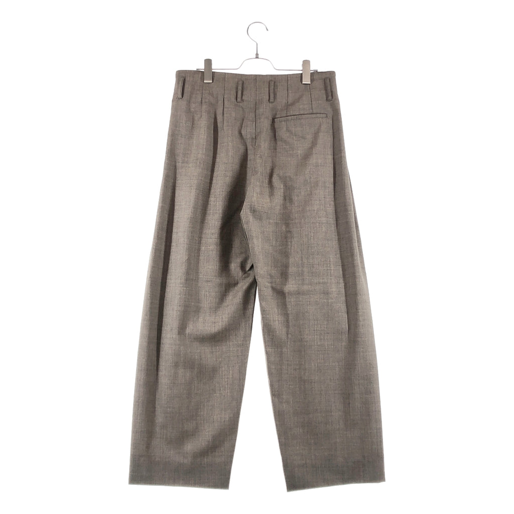 OVERCOAT / オーバーコート | 2025SS | 5 tuck trouser スラックス パンツ | M0 | Heather Greige | メンズ