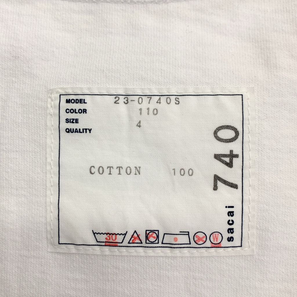 sacai | 2023 秋冬 | x Gilles Peterson 印花 T 卹 | 尺寸 4 | 男款