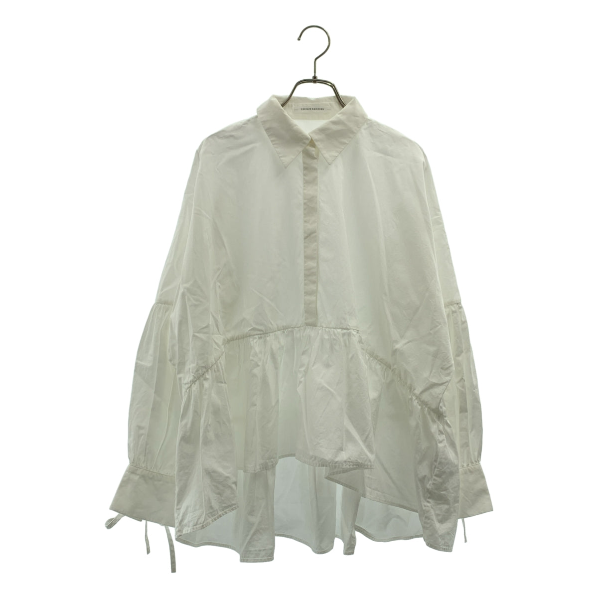 Cecilie Bahnsen / セシリーバンセン | Andrea コットン ギャザー プルオーバー シャツ | UK8 | レディース