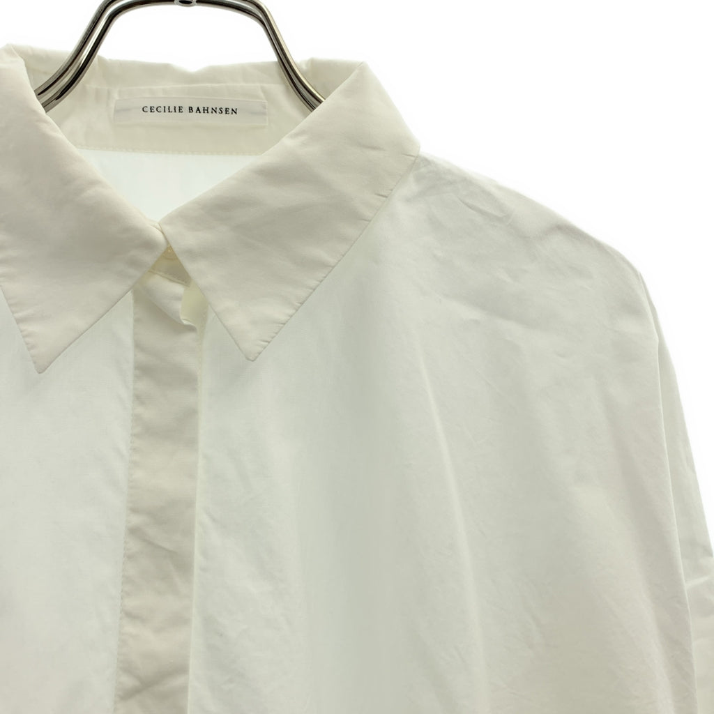 Cecilie Bahnsen / セシリーバンセン | Andrea コットン ギャザー プルオーバー シャツ | UK8 | レディース