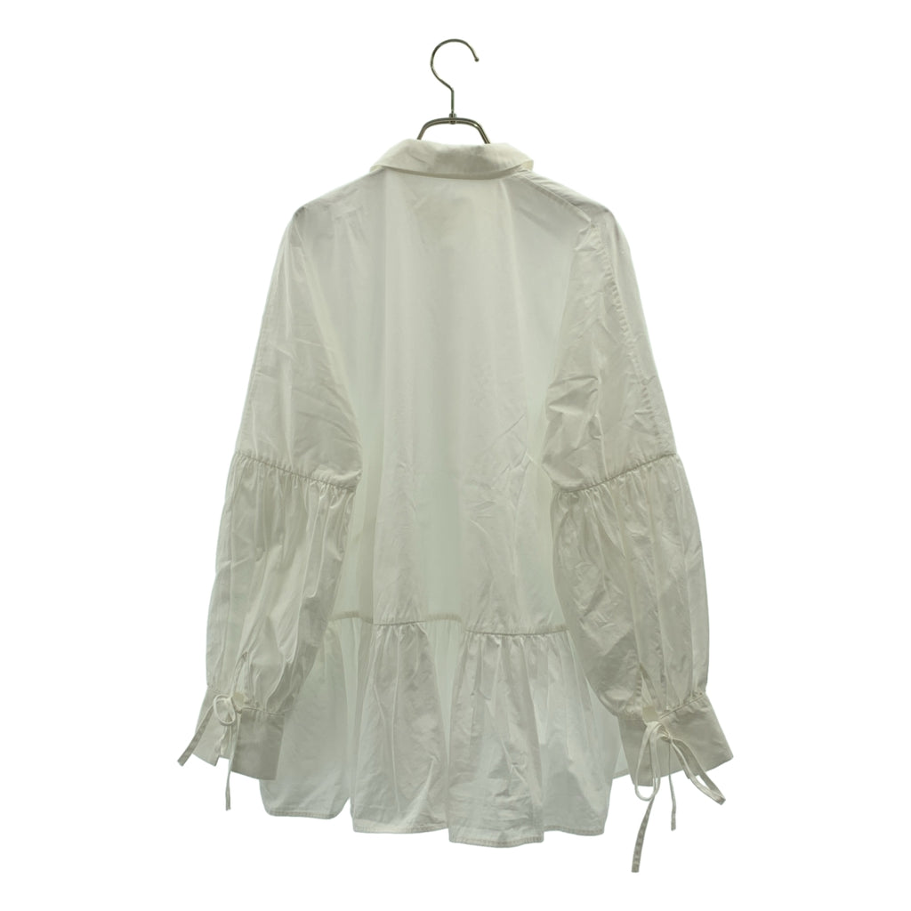 Cecilie Bahnsen / セシリーバンセン | Andrea コットン ギャザー プルオーバー シャツ | UK8 | レディース